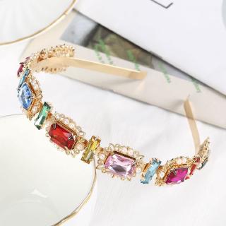 Băng Đô Cài Tóc Đính Đá Thời Trang Cho Nữ