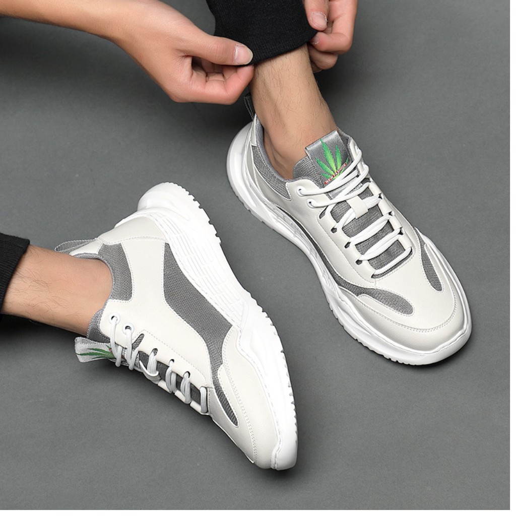Giày thể thao nam mùa hè 2020 lưới mới thoáng khí Phiên bản Hàn Quốc của những đôi giày nhỏ màu trắng học sinh