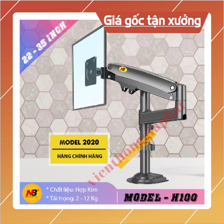 Giá Treo Màn Hình Máy Tính North Bayou H100 22″ – 35″ inch - giá treo nhập khẩu