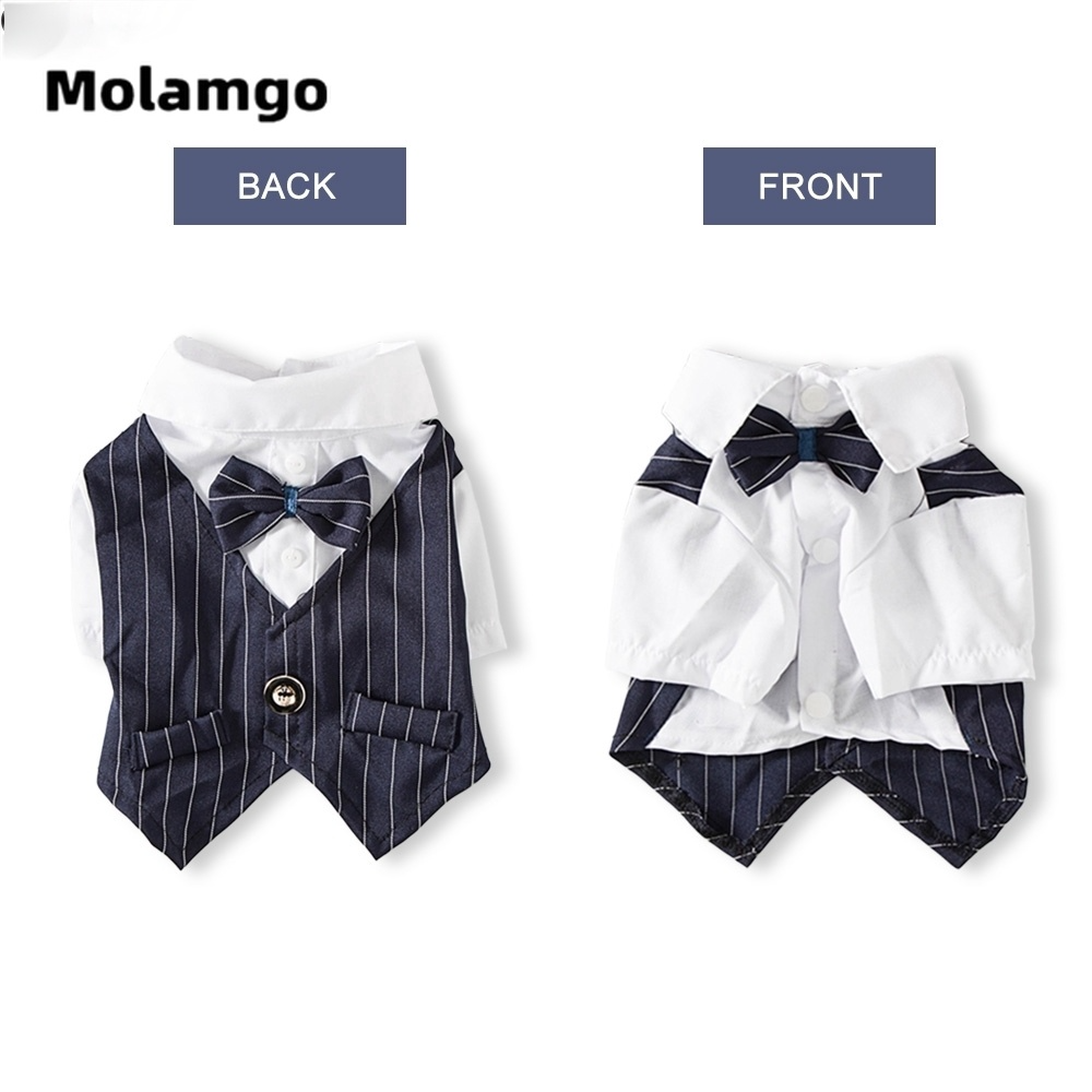 Bộ quần áo vest kiểu ngắn dành cho thú cưng