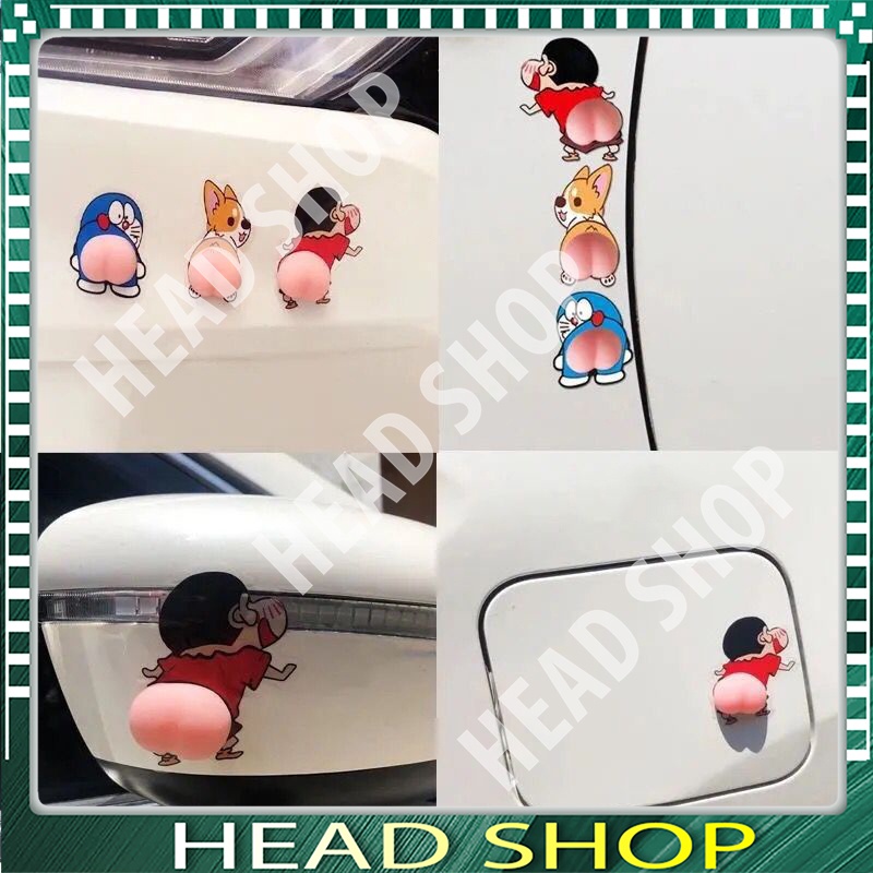 Miếng Sticker Chặn Cửa Hình Mông MDC Silicon Dán Lưng Điện thoại Chống Va Đập Tủ Cửa Ôtô HEAD SHOP