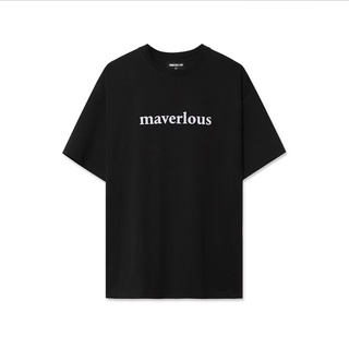 Áo thun maverlous logo bling/black