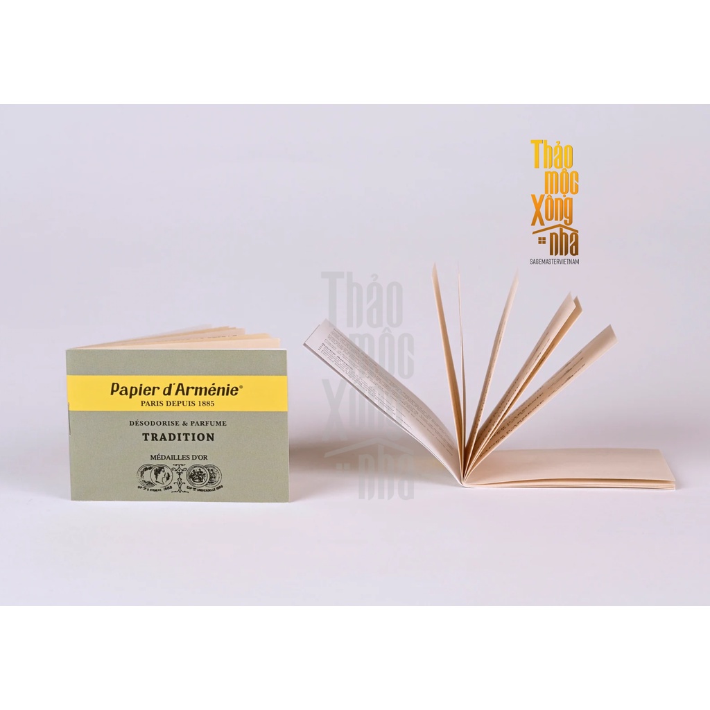 Giấy Thanh Tẩy Papier D’Arménie 1 Tệp - Rose, Armenie, Tradition - Thảo Mộc Xông Nhà