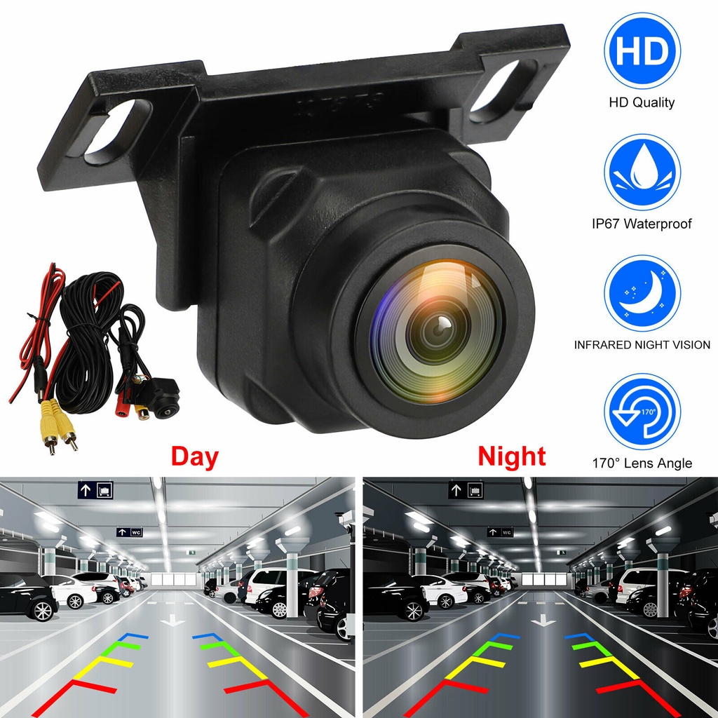 Camera Lùi Xe 170 O HD Chống Thấm Nước Hỗ Trợ Tầm Nhìn Ban Đêm Mới | BigBuy360 - bigbuy360.vn