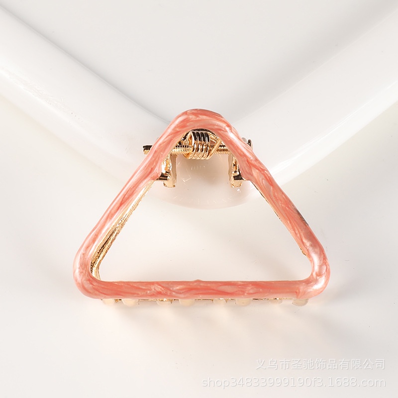 Kẹp tóc FREESHIP Giảm 1k Khi Nhập [GENZ123] Kẹp Tóc Kim Loại Tam Giác Sang Trọng K005