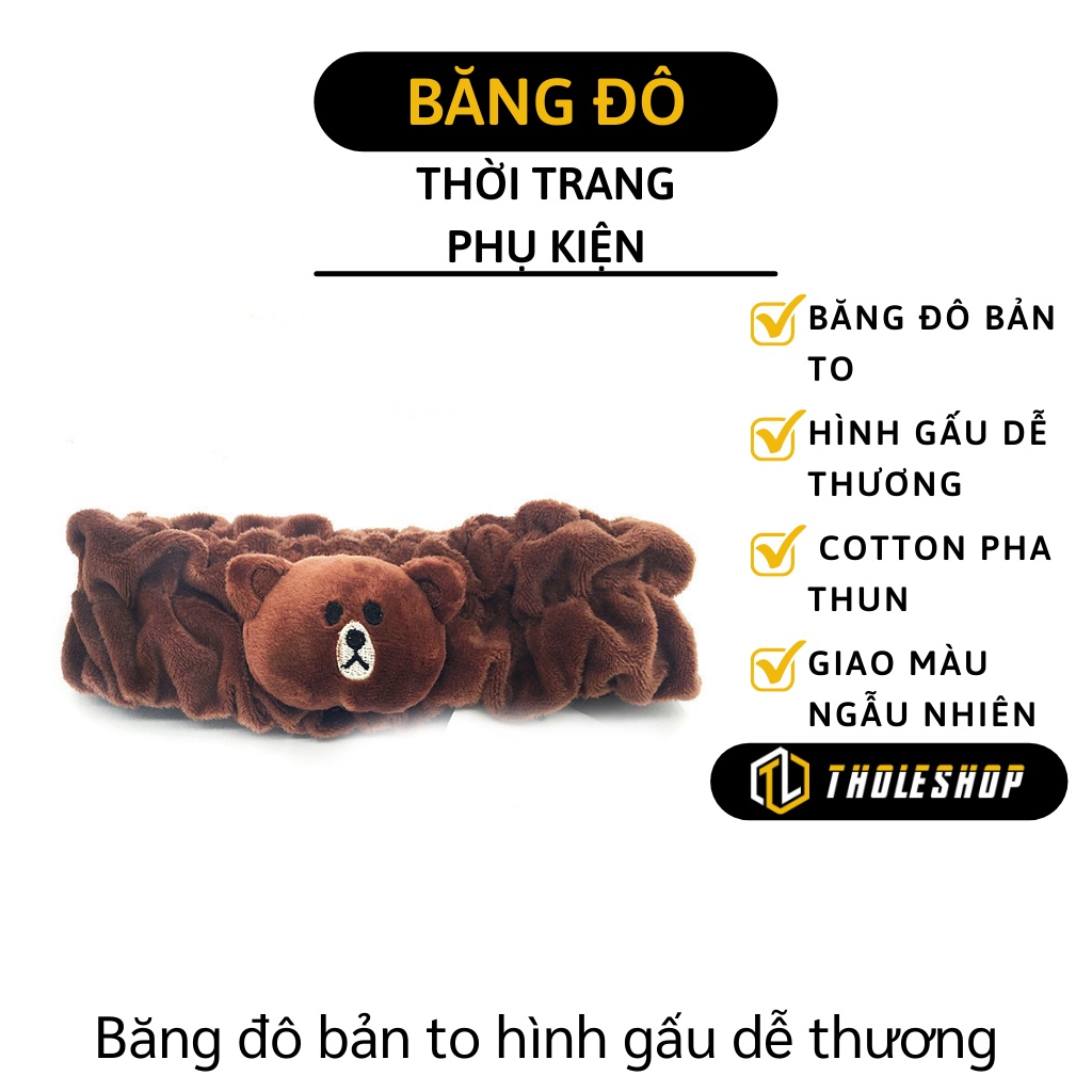 Băng Đô Rửa Mặt - Băng Đô Cài Tóc Hình Thú Phong Cách Hàn Quốc Unisex Trang Điểm 8548