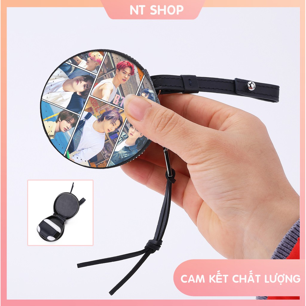 Túi Da BTS Đựng Bảo Vệ Tai Nghe Airpod 1 / 2 / Pro (mẫu mới nhất)