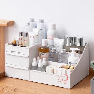 Hộp đựng mỹ phẩm cỡ lớn có ngăn kéo tiện lợi chất liệu nhựa dễ mang theo