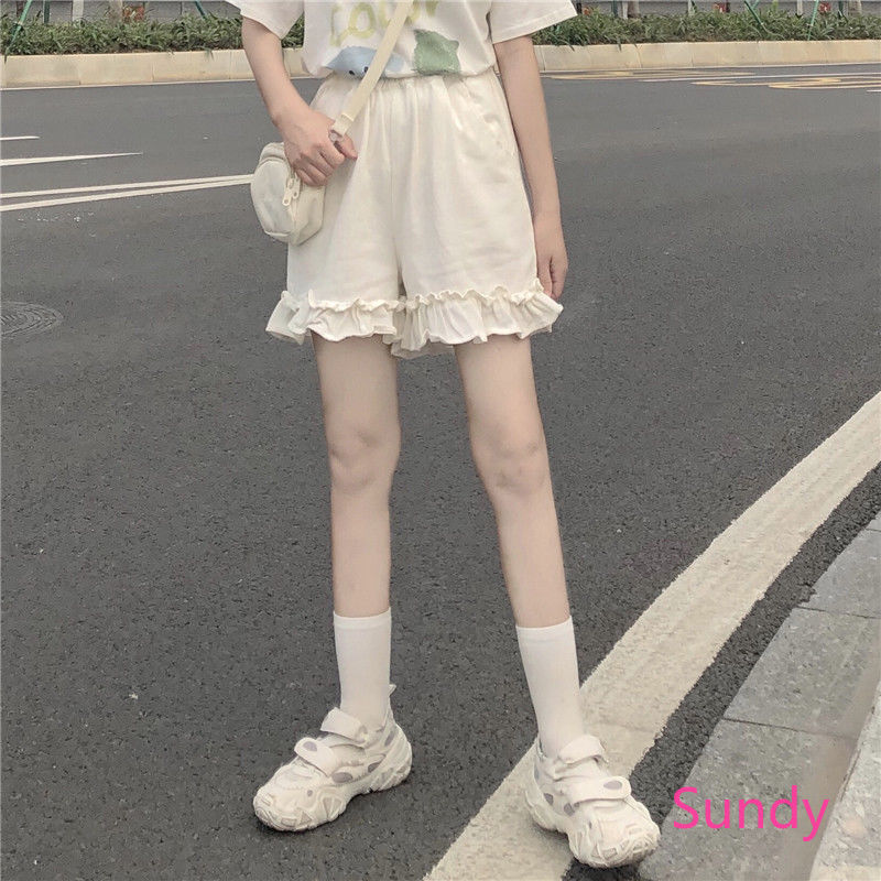 Quần Đùi Ống Rộng Thời Trang Mùa Hè Nhật Bản Dễ Phối Đồ