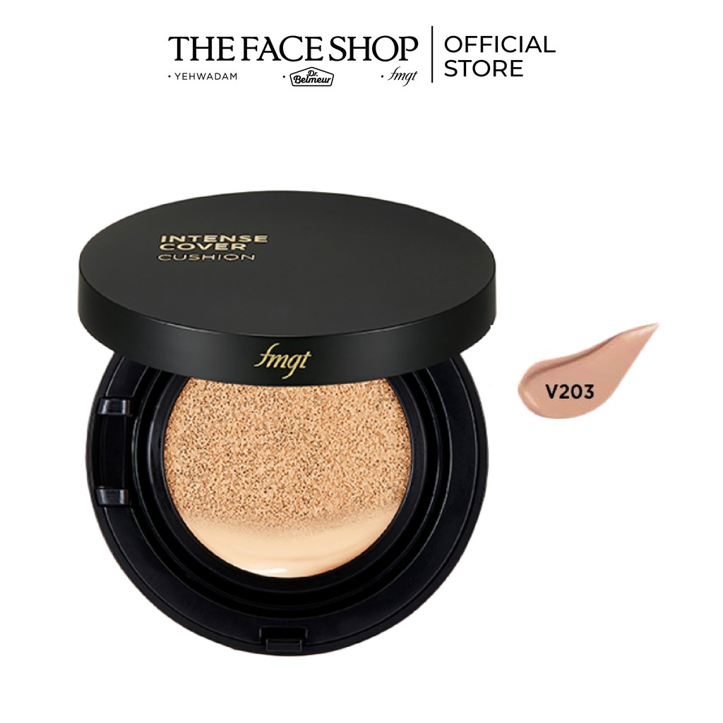 [Mã COSTFS13 - 8% - Tối đa 40K đơn 250K] Phấn Nước Trang Điểm TheFaceShop The Face Shop Cc Intence Cover Cushion.Ex 15g