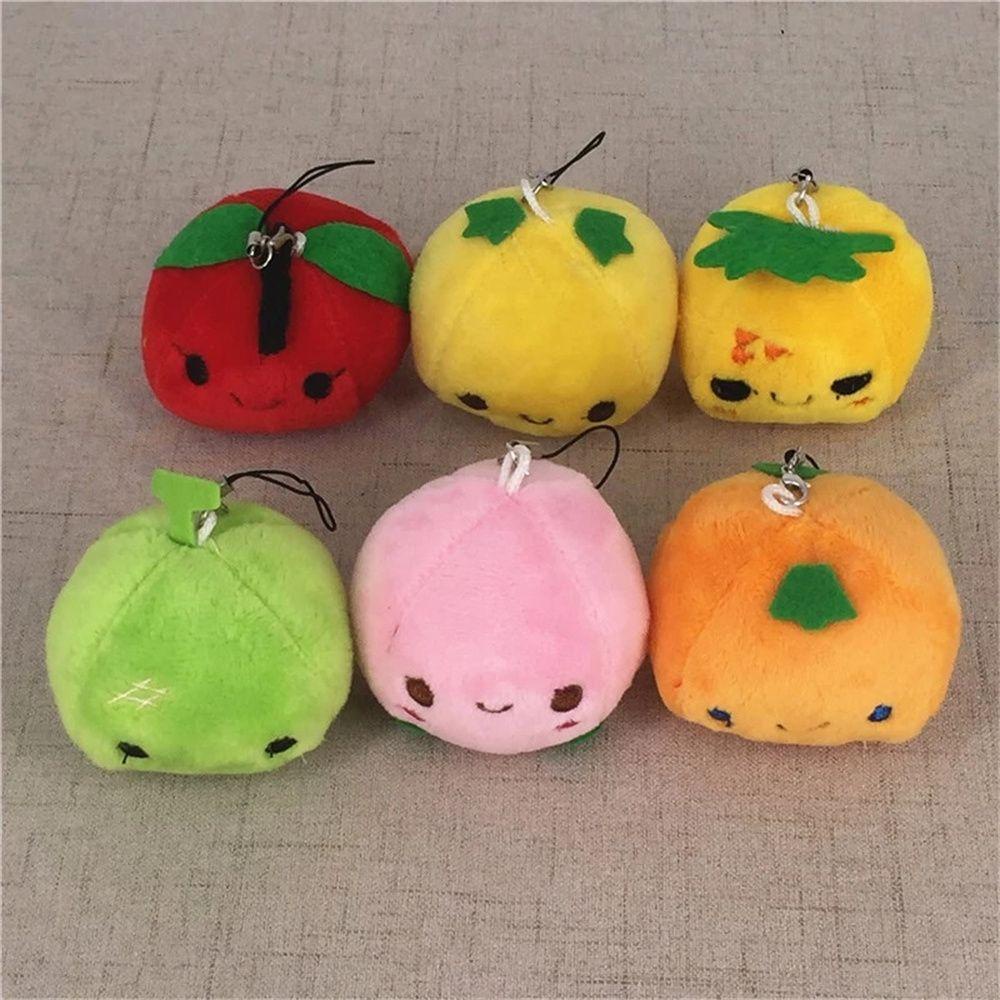 Đồ chơi nhồi bông Hình Trái Cây Dễ Thương Kích Thước 6cm