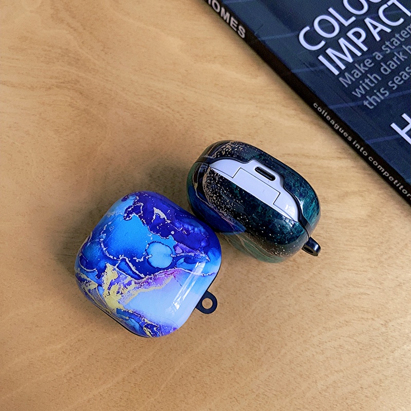 Vỏ Bảo Vệ Hộp Sạc Tai Nghe Samsung Galaxy Buds 2 / Buds Live / Buds FE / Buds 2 Pro / Buds Pro Hình Vân Đá Cẩm Thạch Nhiều Màu Sắc Cho Buds2 Pro