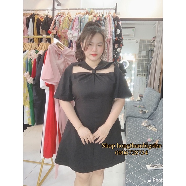ĐẦM CỔ XOẮN tay loe