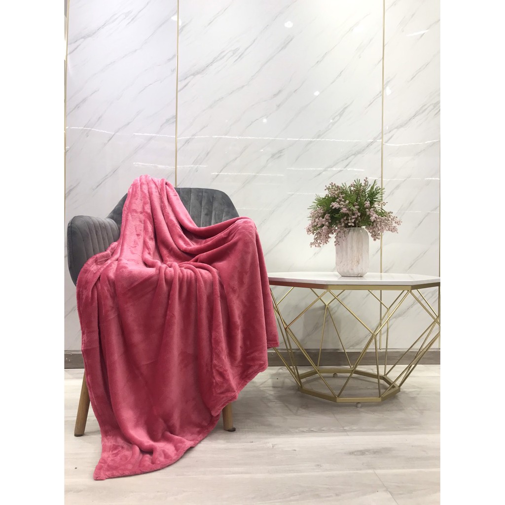Mền tuyết NIN House siêu mềm mịn 100% Microfiber - Pinky Arrow (nhiều kích cỡ)
