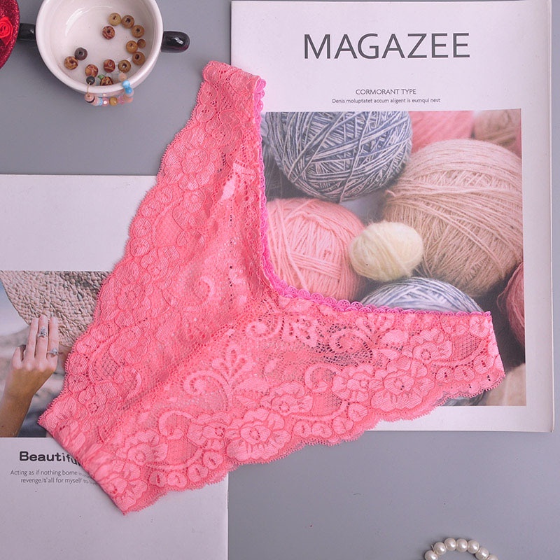 Quần lót AOWEINISI vải ren thiết kế quyến rũ thời trang dành cho nữ