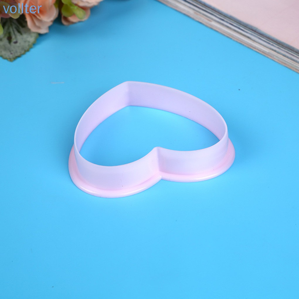 Set 4 Khuôn Cắt Tạo Hình Trái Tim Dùng Trang Trí Bánh