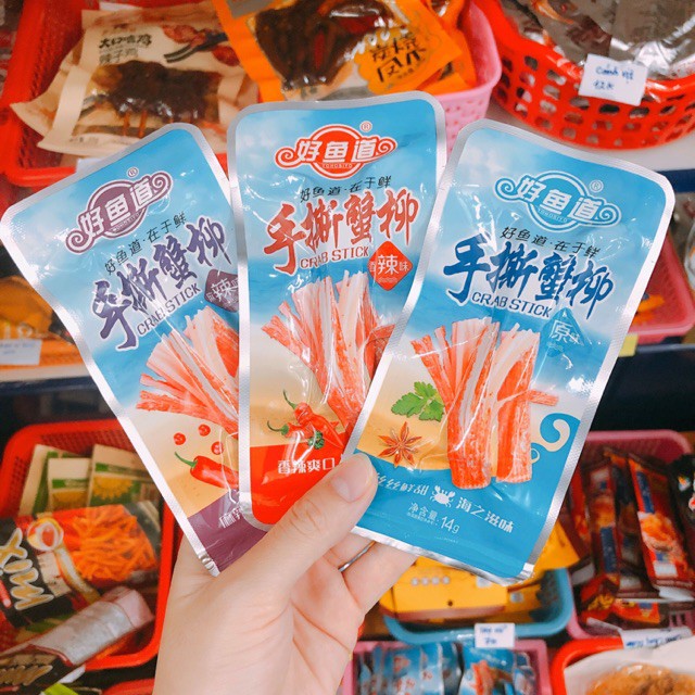 Set 2 gói Thanh cua ăn liền tẩm vị cực ngon