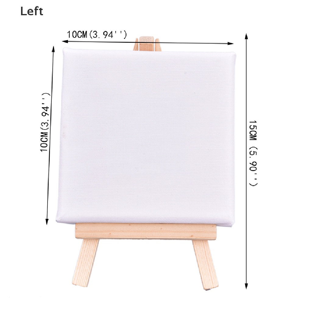 Tranh Vải Canvas Mini 10Cmx10Cm Khung Gỗ Độc Đáo Thú Vị Cho Bé