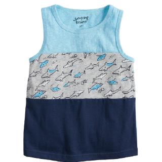 Áo 3 lỗ trai Jumping Bean - sọc cá
