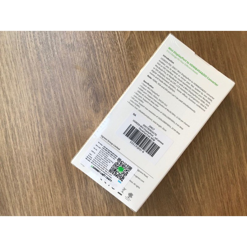 Cáp Chuyển Mini DisplayPort (Thunderbolt) Sang HDMI + VGA + DVI 24+1 Ugreen 20417/20418 - Hàng Chính Hãng