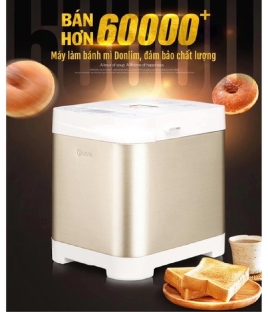 Máy làm bánh mỳ Donlim hàng order