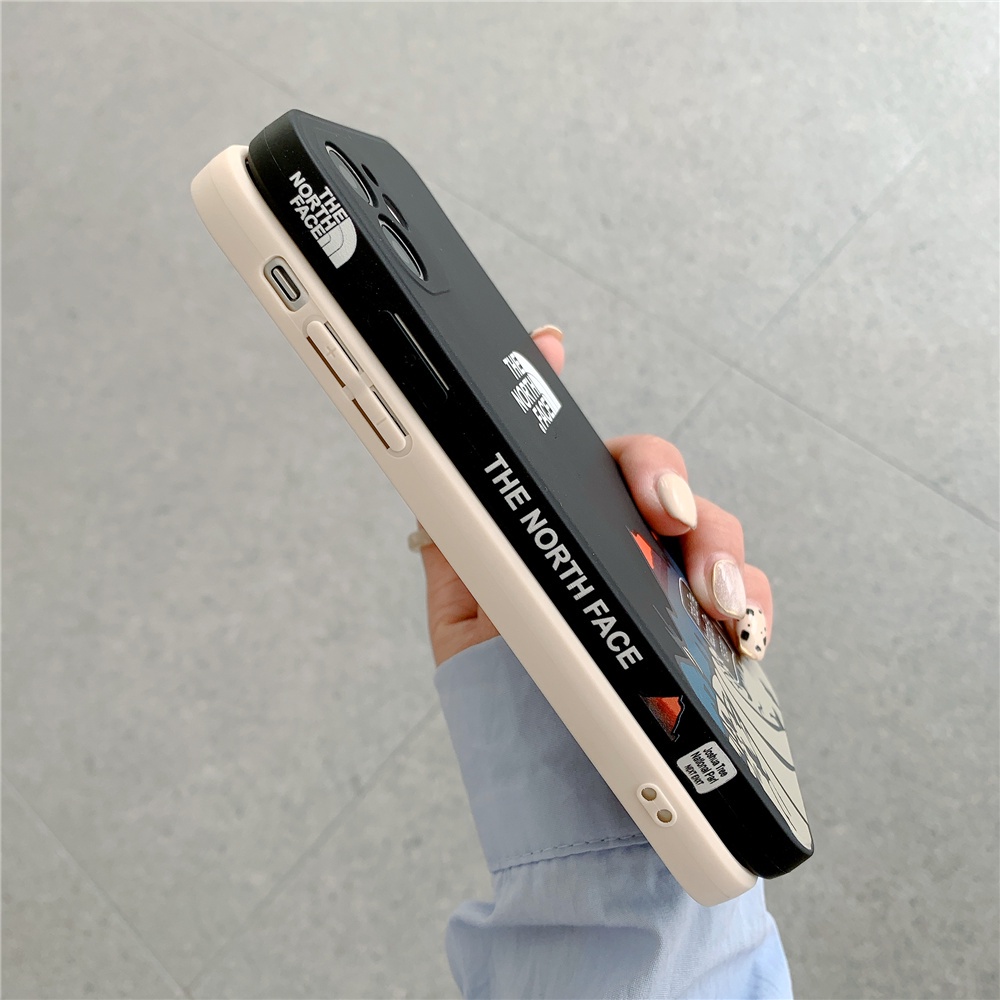 Ốp Điện Thoại Silicon Mềm In Hình The North Face Cho iPhone 14 Pro Max 13 12 11 Pro Max X XR 6 7 8 Plus