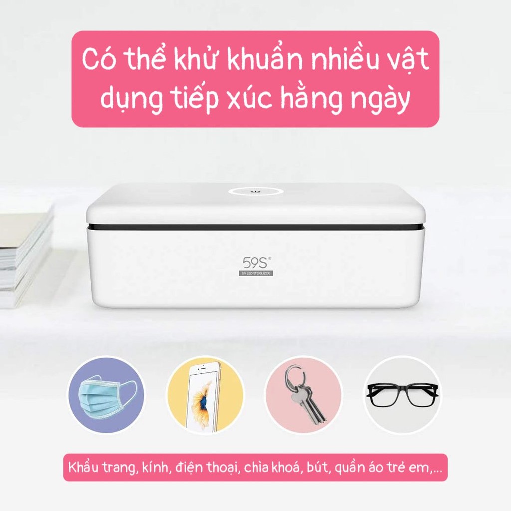 HỘP KHỬ TRÙNG UVC ĐA NĂNG THÔNG MINH - KHỬ TRÙNG BÌNH SỮA, ĐỒ DÙNG CHO MẸ VÀ BÉ -  HÀNG CHÍNH HÃNG CÓ CHỨNG CHỈ AN TOÀN.