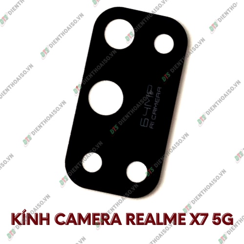 Mặt kính camera realme x7 5g có sẵn keo