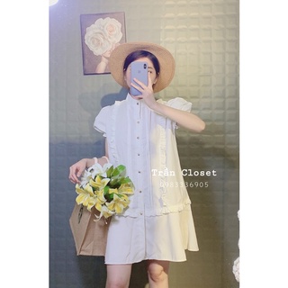 Sẵn 👗VÁY CỔ TRỤ BÈO ( ảnh thật shop chụp )