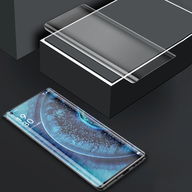 Kính Cường Lực Toàn Màn Hình Chống Tia UV Cho VIVO V29 Pro X90 X80 X70 X60 X50 V27 V25 Pro
