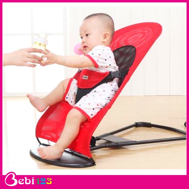 Ghế rung lưới, ghế nhún kèm đồ chơi cho bé