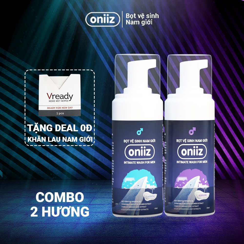 Bọt vệ sinh nam giới Oniiz Dung dịch vệ sinh nam tạo bọt 100ml