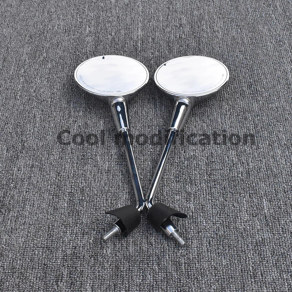 Gương Chiếu Hậu Dài Bằng Chrome Chất Lượng Cao Cho Xe Máy Vespa Sprint Primavera 150 GTS300 2019-2021