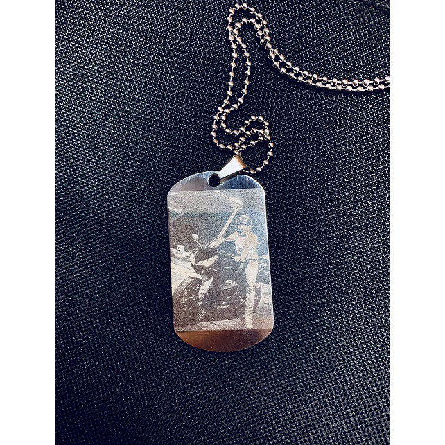 Dây chuyền Thẻ Bài dogtag - Khắc tên theo yêu cầu