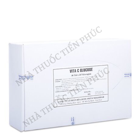Viên kẹo ngậm vitamin C Mekophar - Vita C Glucose Meko
