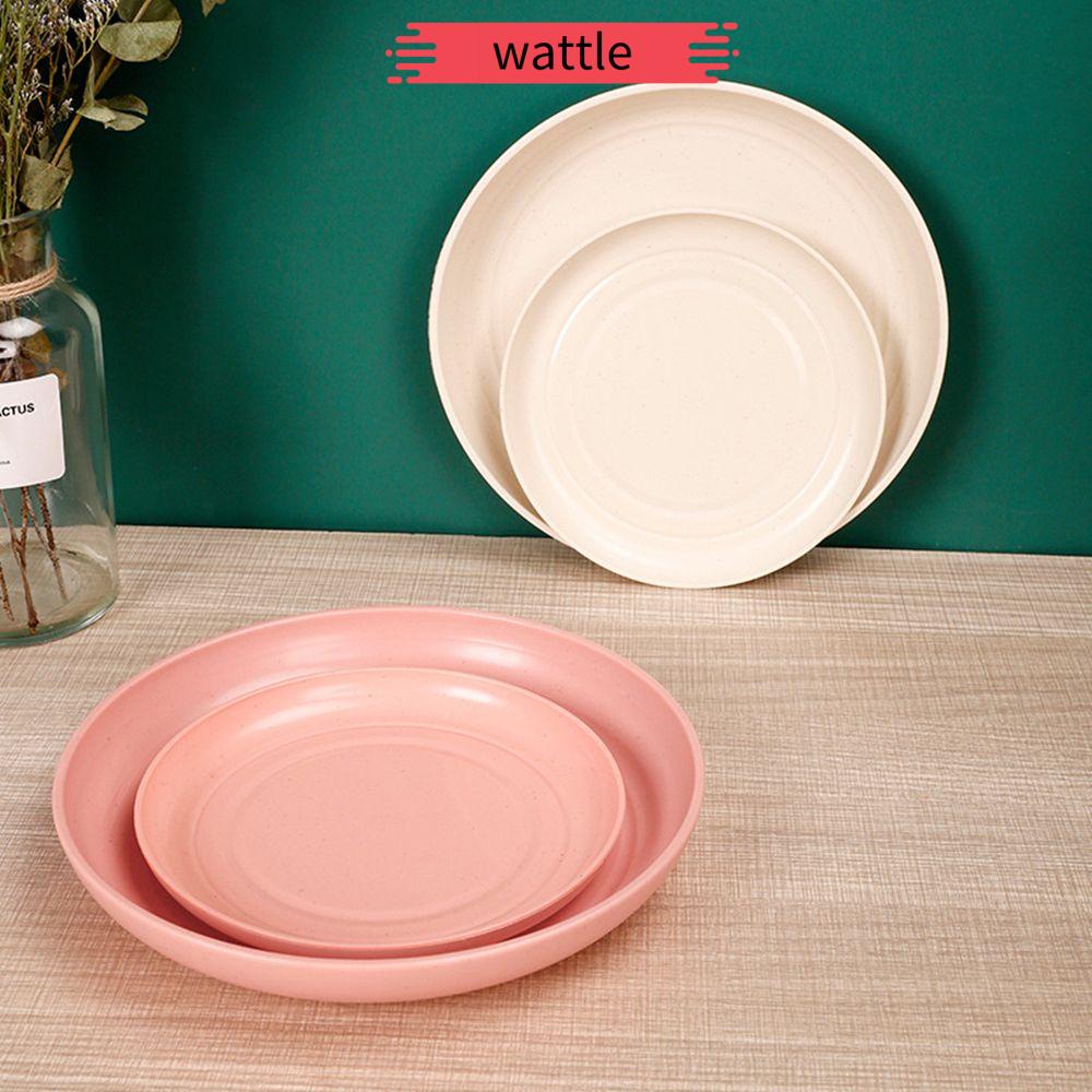 Đĩa Đựng Thức Ăn Bằng Nhựa Lúa Mạch Nhiều Màu Phong Cách Bắc Âu