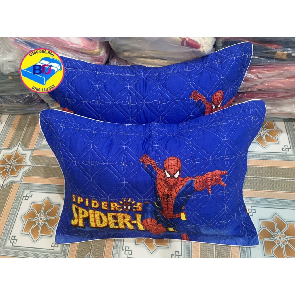 (live) Vỏ gối trần bông cotton poly dày dặn