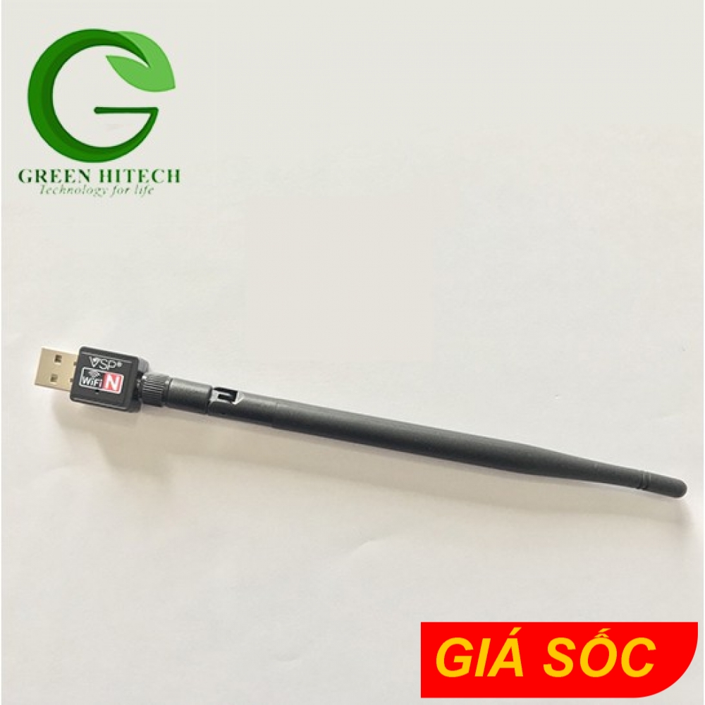 USB Thu Wifi 802.IIN Có Anten 300Mbps Dài