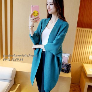 Áo khoác len form dài Hàn Quốc