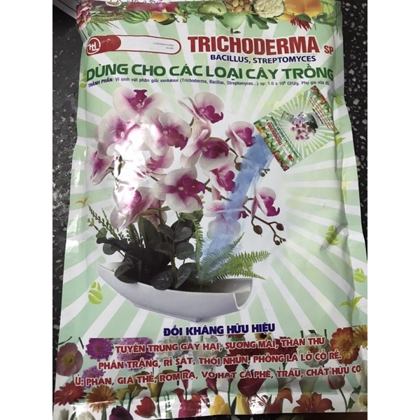 Chế phẩm hữu cơ, nấm đối kháng, nấm trichoderma , gói  1kg ,phân bón vi sinh, vi sinh ủ phân