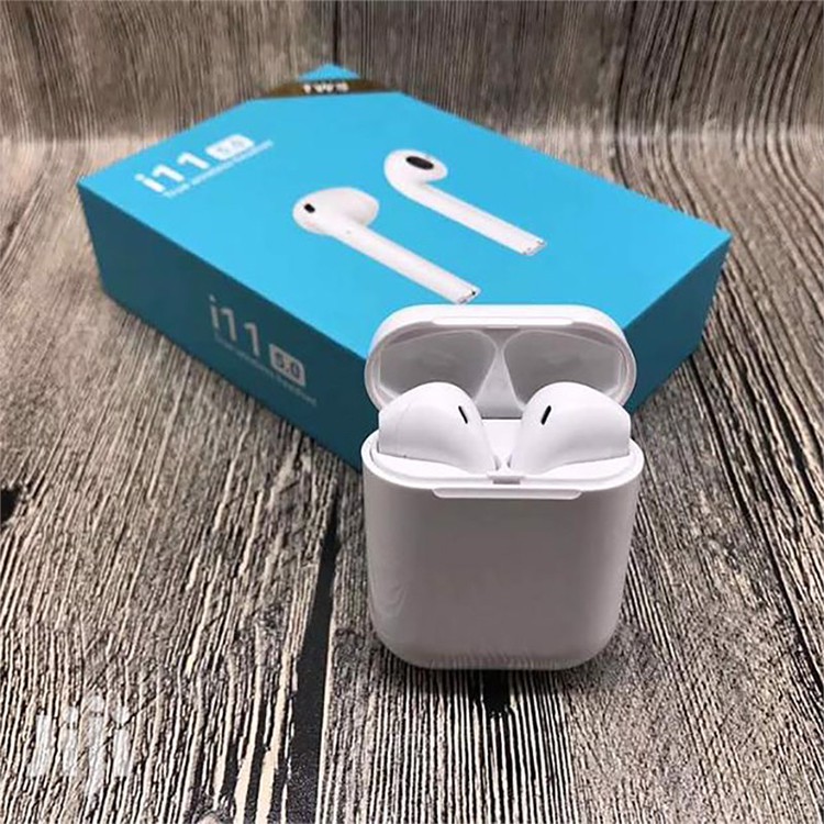 [Tai Nghe Bluetooth ]  Airpodss i11 V5.0 Cảm Ứng Phiên Bản Mới Nhất kết nối cả lOS và Android