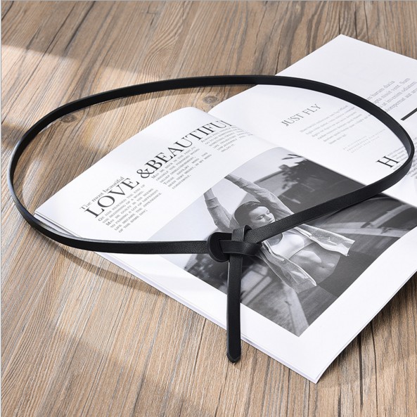 Thắt Lưng Da Bản Nhỏ Thiết Kế trẻ trung Cho Nữ