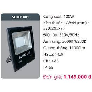 Đèn pha led 100w duhal sdjd100