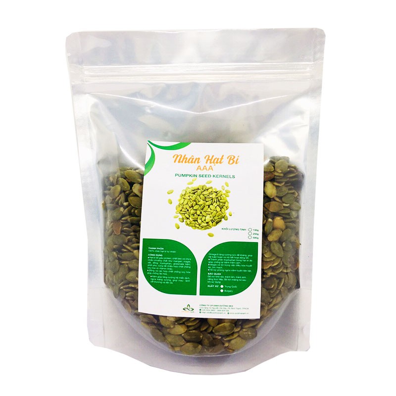 Nhân hạt bí xanh Suckhoexanh.vn Túi 100g/250g/500g