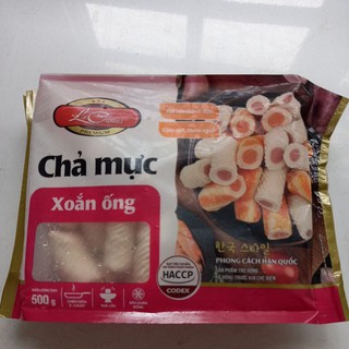 Chả mực xoắn ống Lacusina túi 500g 1kg