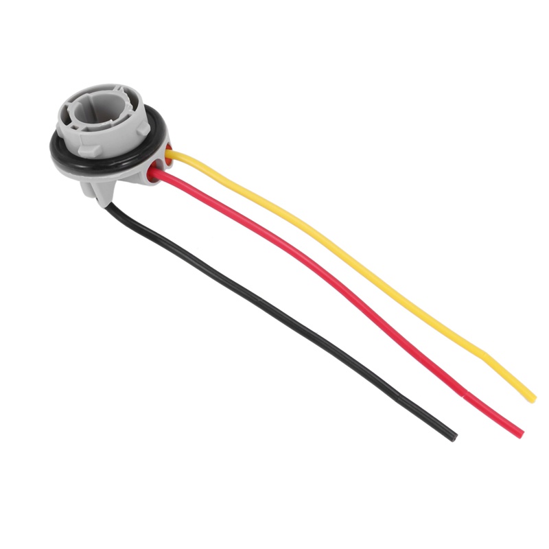 Set 2 Giá Đỡ Bóng Đèn P21 / 5W 1157 Bay15D Bằng Nhựa Chuyên Dụng Cho Xe Hơi