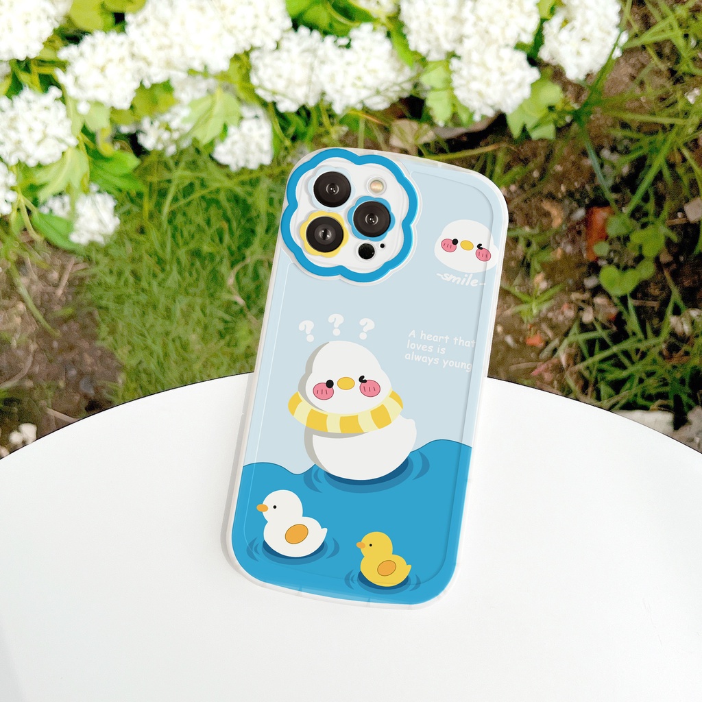 Ốp lưng iphone camera hoa vịt béo 6/6plus/6s/6splus/7/7plus/8/8plus/x/xs/11/12/13/14/pro/max/promax/plus/shin/case