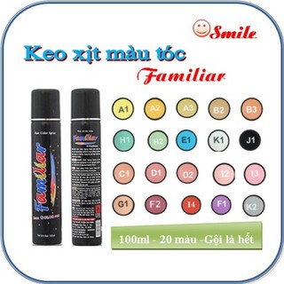 Keo xịt tóc mầu Familiar 100ml