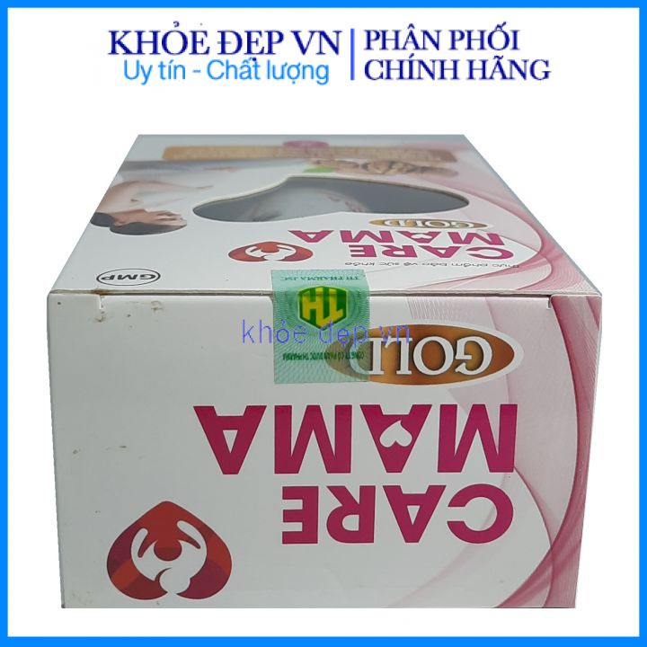 Vitamin Tổng Hợp Cho Bà Bầu Care Mama Gold Bổ Sung DHA , Axitfolic - Hộp 30 Viên