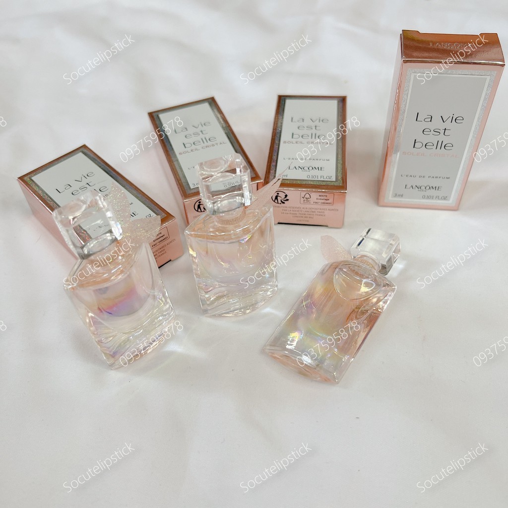 Nước Hoa Lancome La Vie Est Belle Soleil Cristal Mini 3ml - Lavie Est Belle Flower Of Happiness Mini 4ml